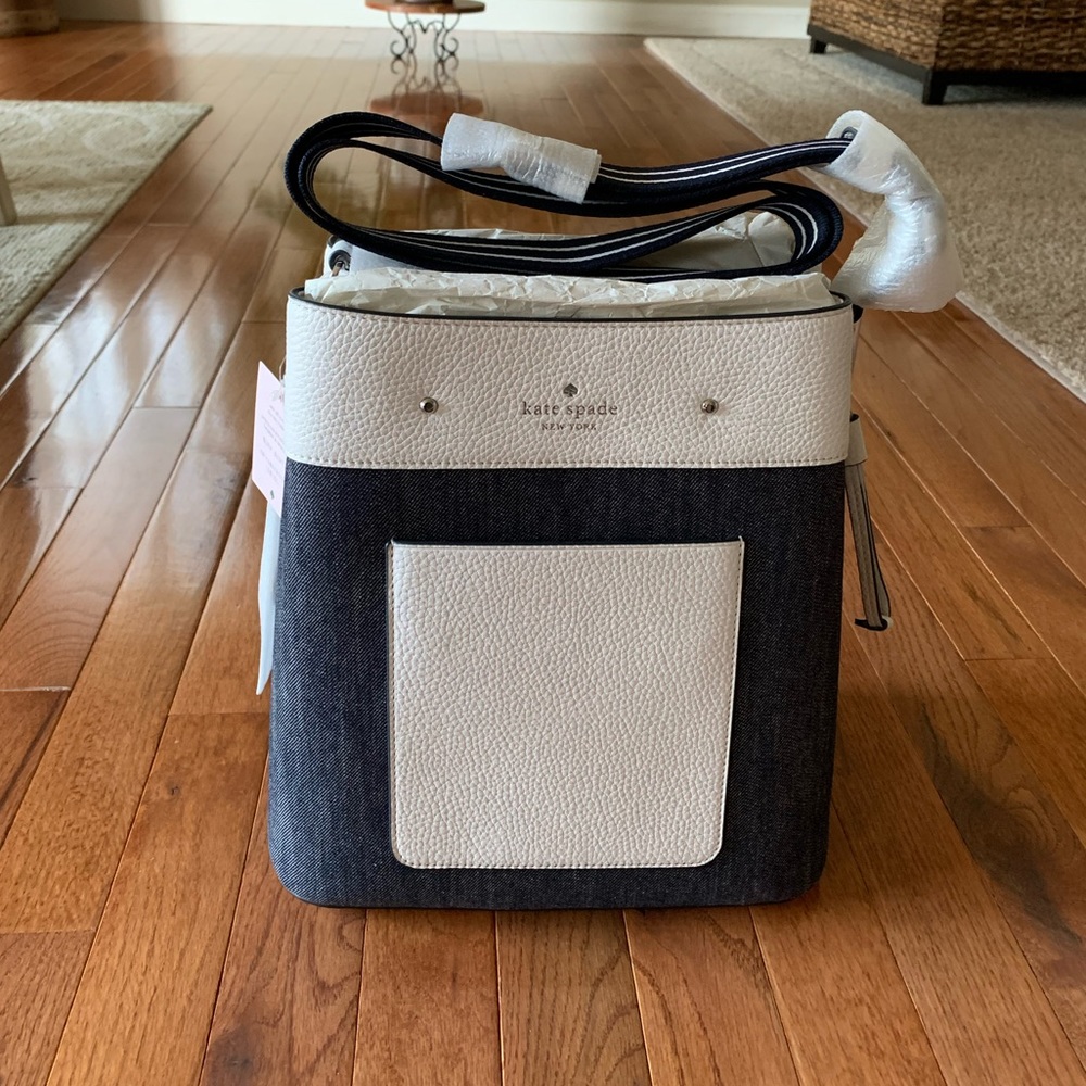 Kate Spade Marti Denim Large Bucket NWT